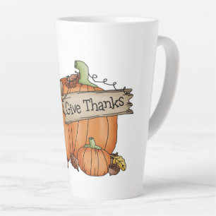 Give Thanks Latte Mug