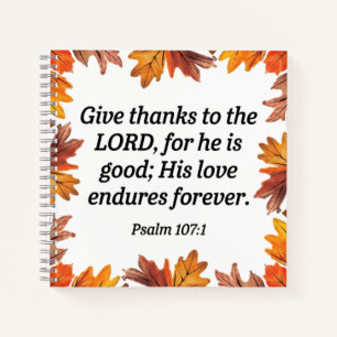 Give Thanks Notebook