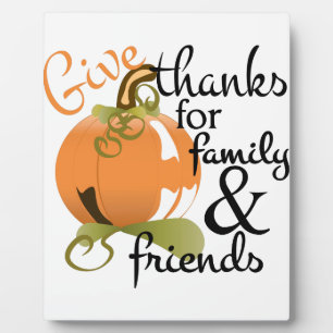 Give Thanks Plaque