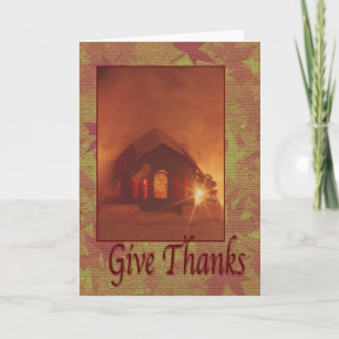 Give Thanks Thank You Card