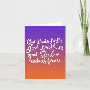 give thanks thank you card