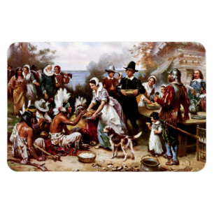 Give Thanks.Thanksgiving Gift Magnet