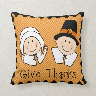 Give Thanks Throw Pillow