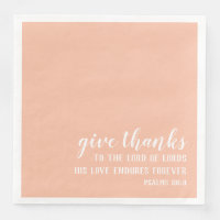 Give Thanks to the Lord of Lords | Scripture