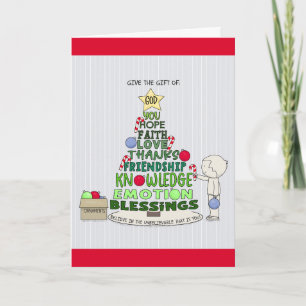 Give the Gift of: Word Tree  Card