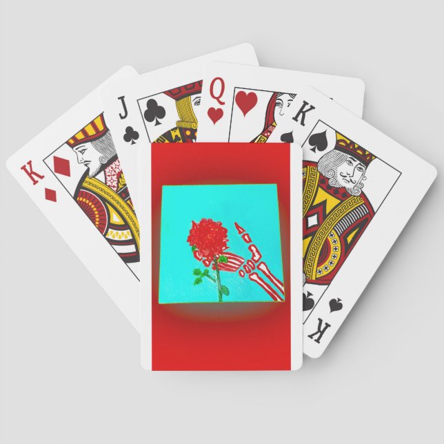 Give their Flowers  Playing Cards (Back)