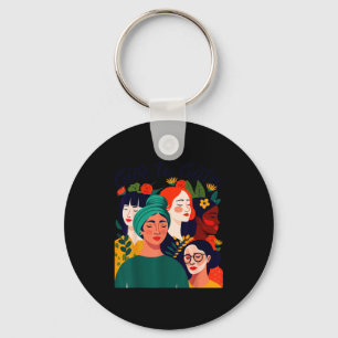 Give to gain international women's day 2026 flower keychain