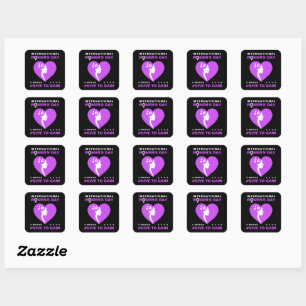 Give To Gain International Women's Day 2026 Square Sticker