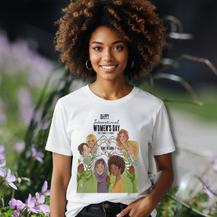 Give to Gain The future is Female IWD Tri-Blend Shirt
