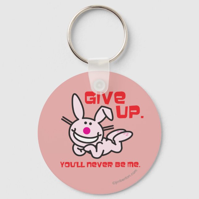 Give Up Keychain (Front)