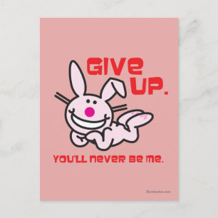 Give Up Postcard