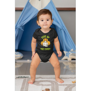 Give Up The Candy Halloween Baby Bodysuit