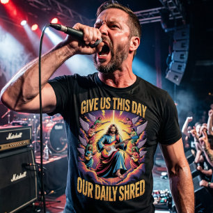 Give Us This Day Our Daily Shred Tee
