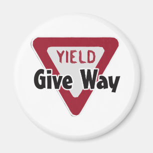 GIve Way Magnet
