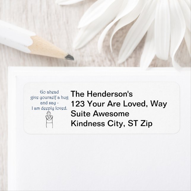 Give yourself a hug, custom address labels (Insitu)