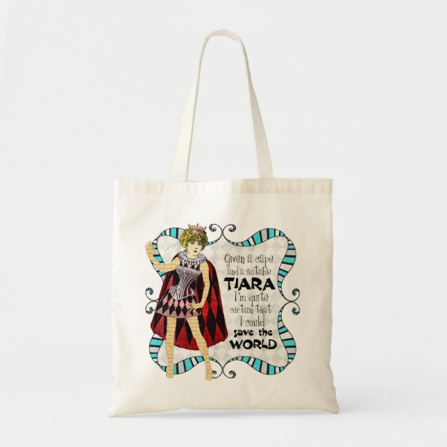 Given a Suitable Tiara Tote Bag (Front)
