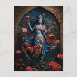 Giver of blessings Divine Kali Postcard