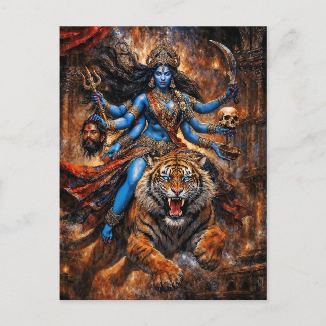 Giver of blessings Goddess Kali Postcard (Front)