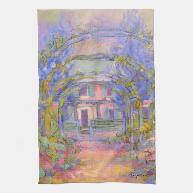 Giverny fait du jardinage serviette (Vertical)