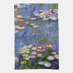 Giverny Water Lily Pond American MoJo Kitchen Towe Towel