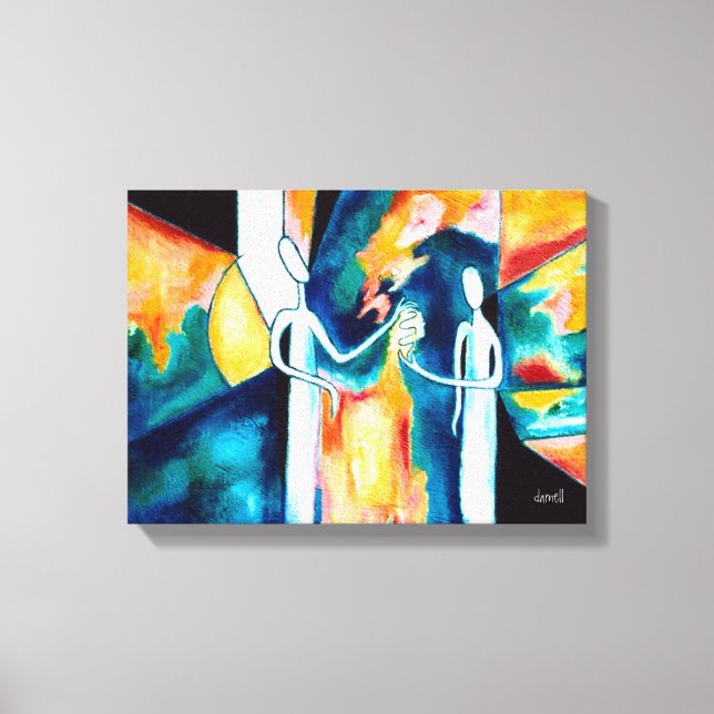 Giving 2  (Textured) Canvas Print (Front)