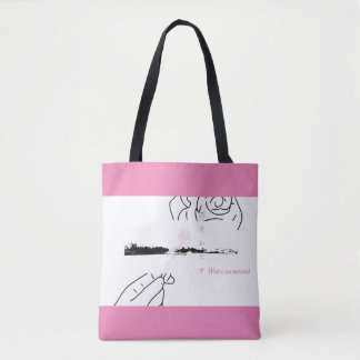 Giving flowers(Yokoh Mama) Tote Bag
