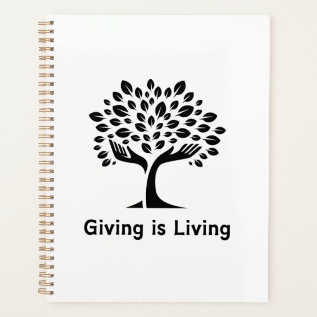 Giving is Living Planner (Front)