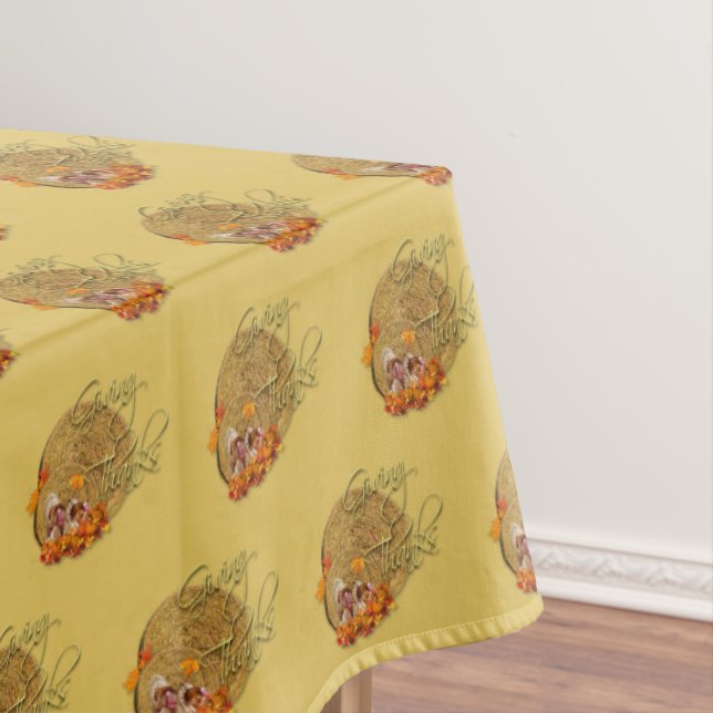 Giving Thanks Tablecloth (In Situ)