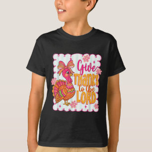 Giving Thanks To The Lord Nk Thanksgiving Turkey C T-Shirt