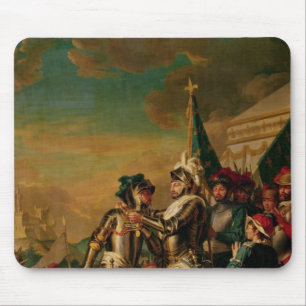 Giving the Chain of the Order of Saint-Michel Mouse Pad