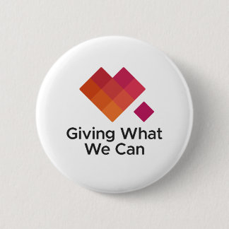 Giving What We Can Logo Centred 2 Inch Round Button