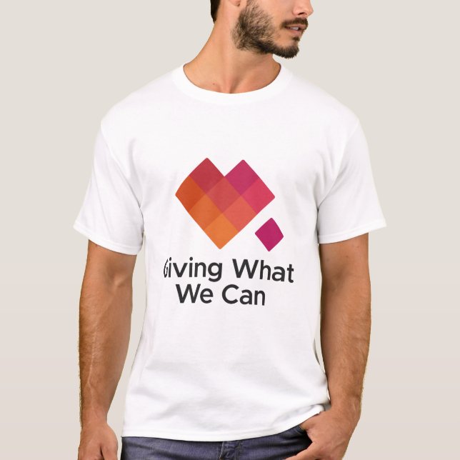 Giving What We Can Logo Centred T-Shirt (Front)