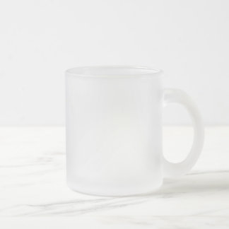 Givré Tasse de 296ml du mattglas de verre mat