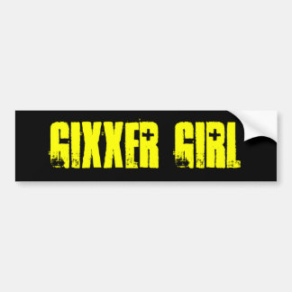 GIXXER GIRL BUMPER STICKER