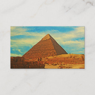 Giza Pyramid Cairo Egypt Business Card