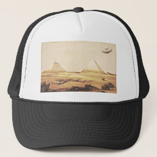 Giza Spaceship Trucker Hat