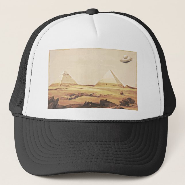 Giza Spaceship Trucker Hat (Front)