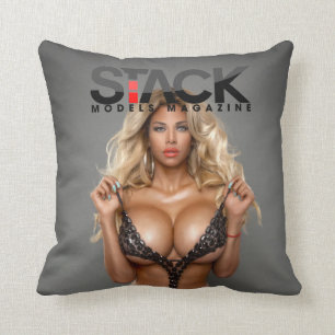 Gizel Throw Pillow by Stack Models Inc.