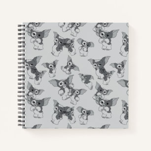 Gizmo   Black & White Pattern Notebook