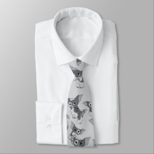 Gizmo Black & White Pattern Tie