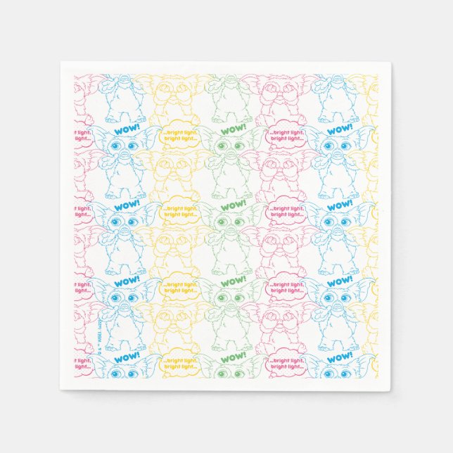 Gizmo | Bright Light! Bright Light! Napkin (Front)