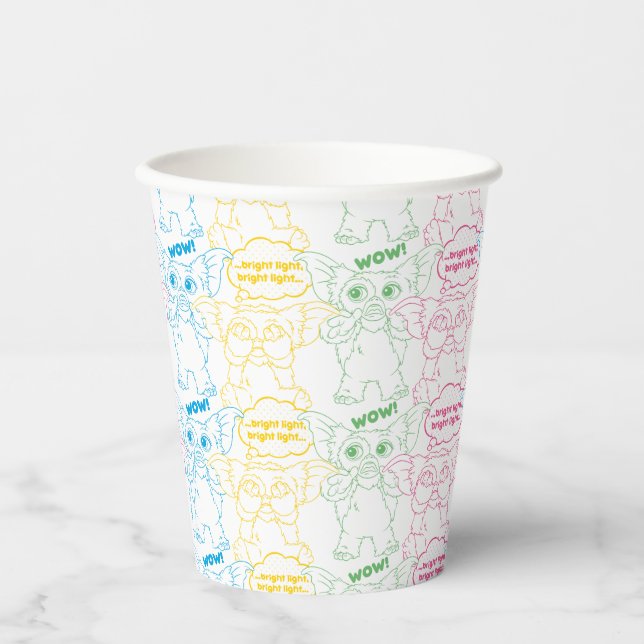 Gizmo | Bright Light! Bright Light! Paper Cups (Front)