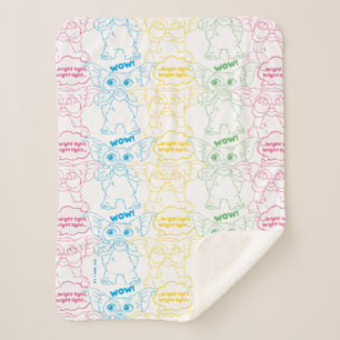 Gizmo Bright Light! Bright Light! Sherpa Blanket