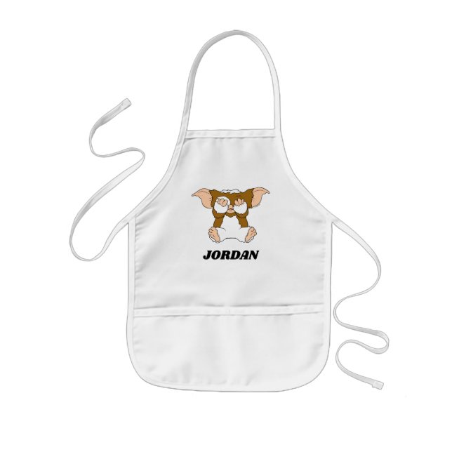 Gizmo | Cute Comic | Add Your Name Kids Apron (Front)