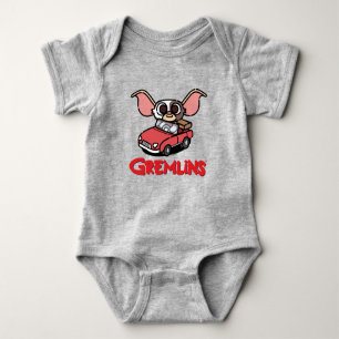 Gizmo Cute Comic Driver Baby Bodysuit