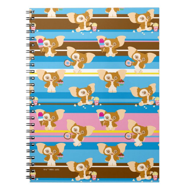 Gizmo | Cute Comic Pattern Notebook (Front)