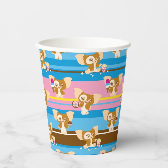 Gizmo | Cute Comic Pattern Paper Cups (Front)