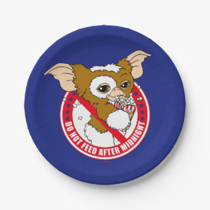 Gizmo   Do Not Feed After Midnight Paper Plate