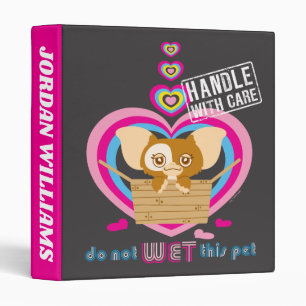 Gizmo Do Not Wet This Pet Add Your Name Binder