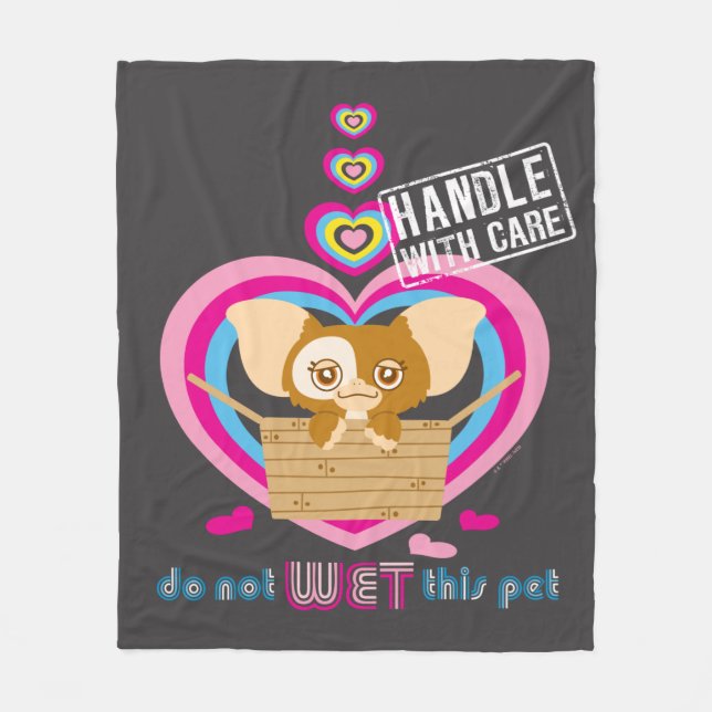 Gizmo | Do Not Wet This Pet Fleece Blanket (Front)